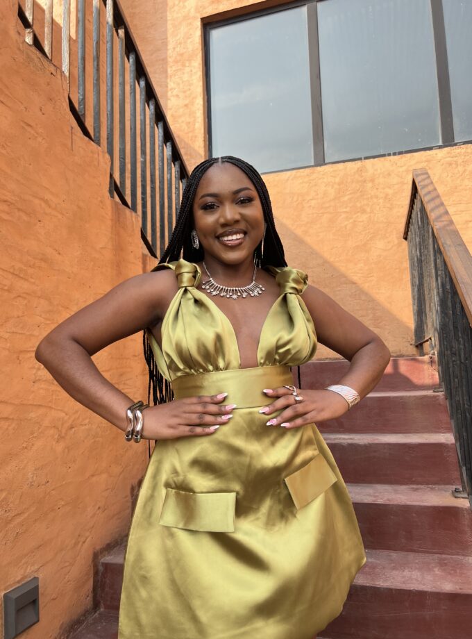 THE KAIA DRESS - Olive green