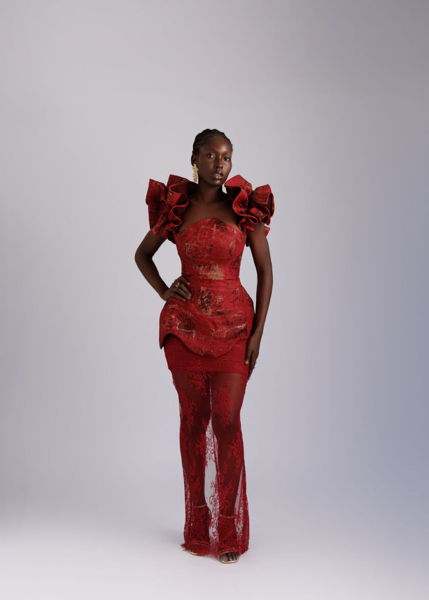 LEAH SET - Burgundy - Image 2