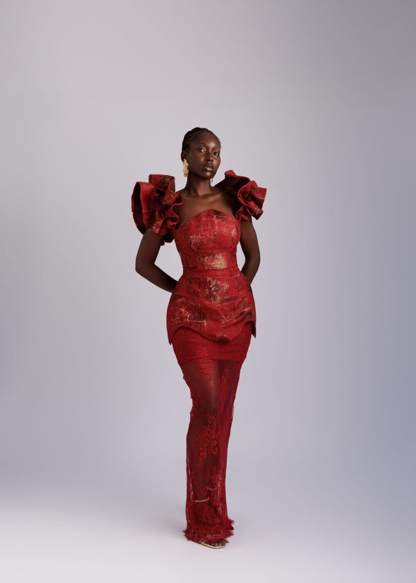 LEAH SET - Burgundy - Image 4