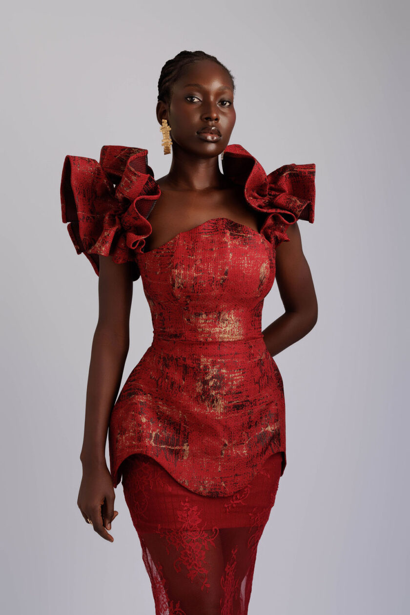 LEAH SET - Burgundy - Image 3