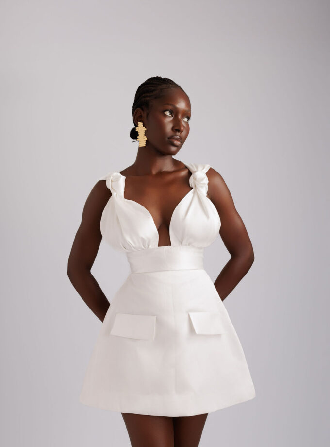 KAIA DRESS - White