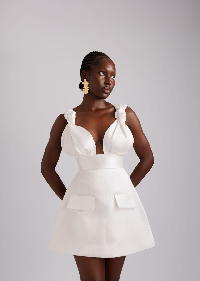 KAIA DRESS - White