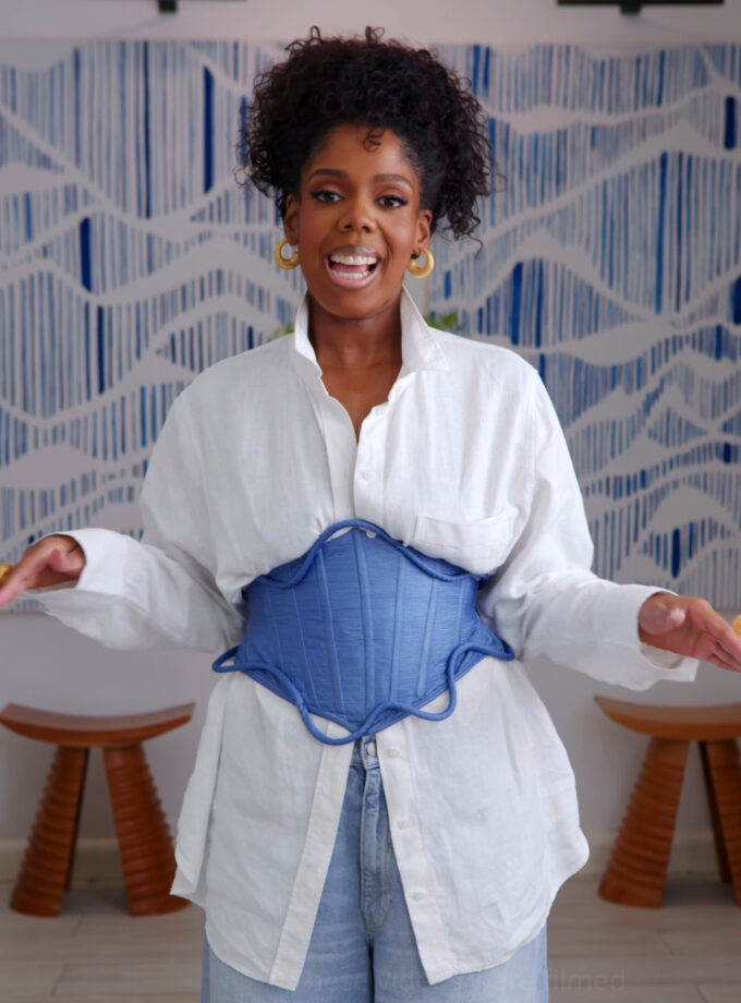 THE KANE CORSET BELT - Denim