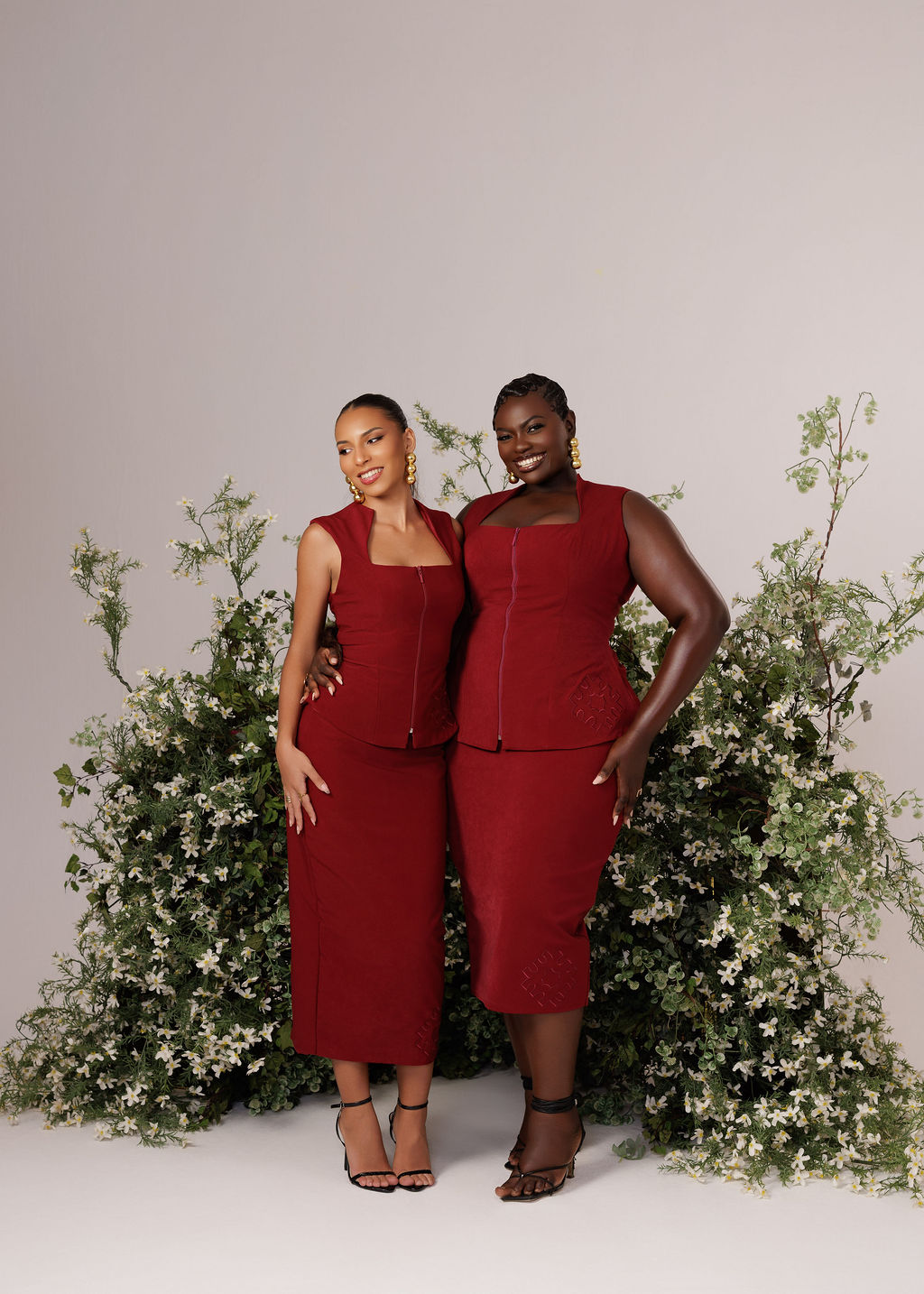 The Audrey Set - Burgundy - Image 5