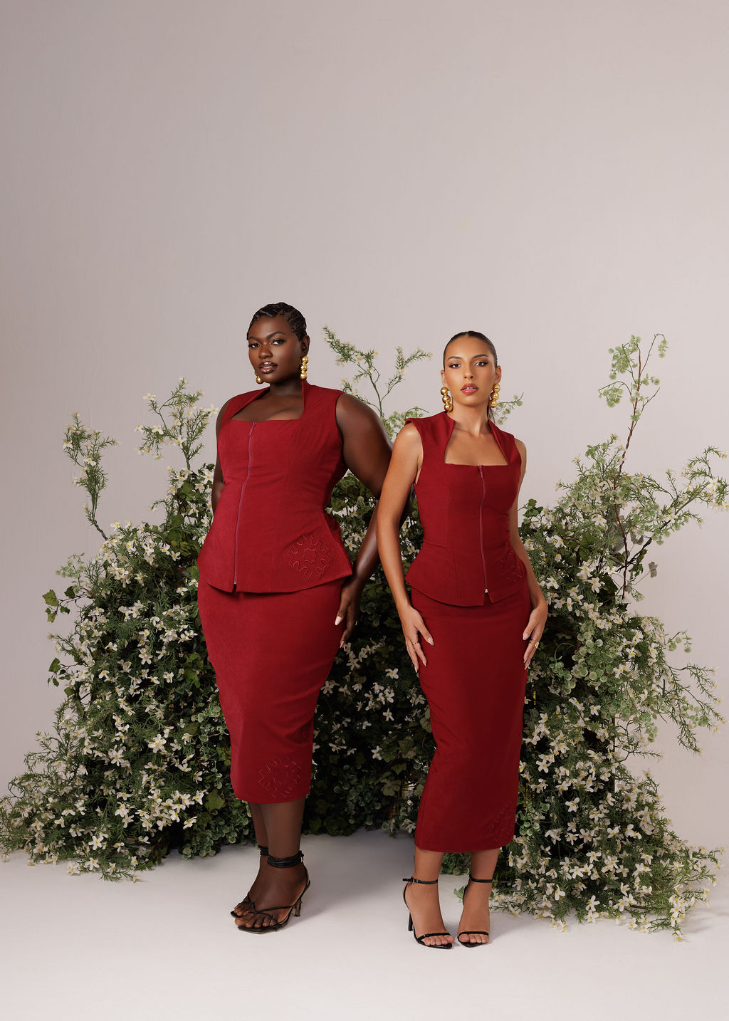 The Audrey Set - Burgundy