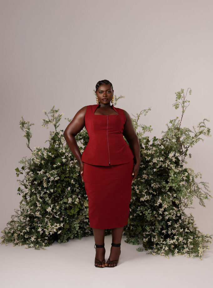 The Audrey Set - Burgundy