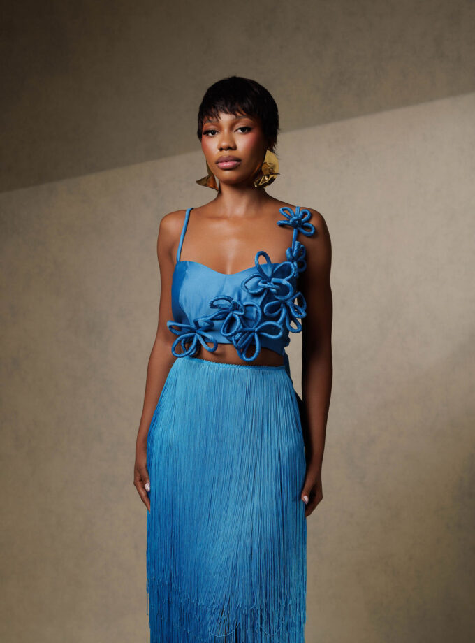 Gardenia Fringe Set