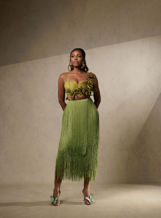 Gardenia Fringe Set